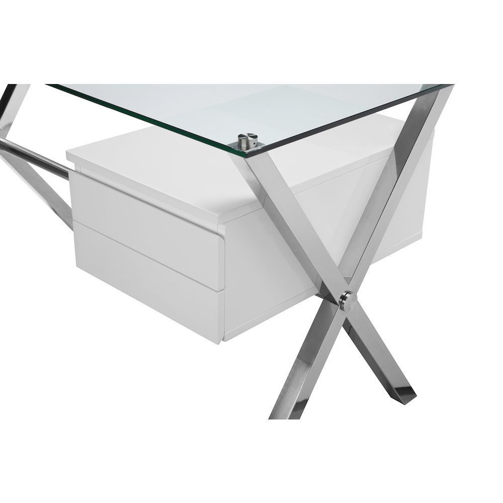 Beverli Desk Small White. Picture 9