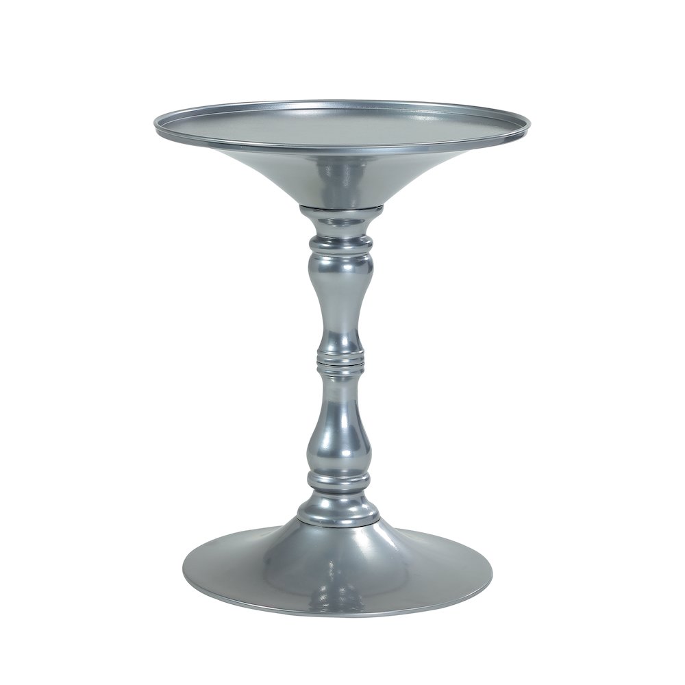 Bishop Side Table Silver. Picture 1