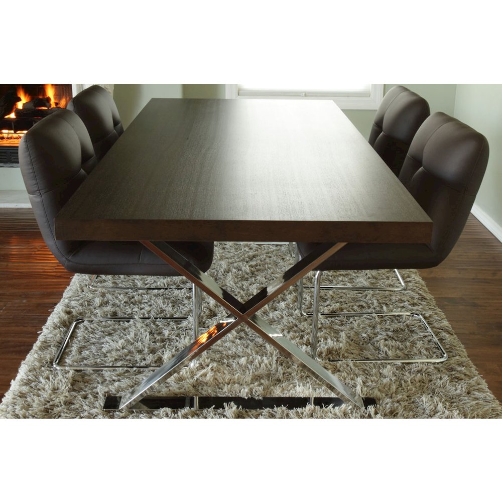 Alexa Dining Table Espresso. Picture 5