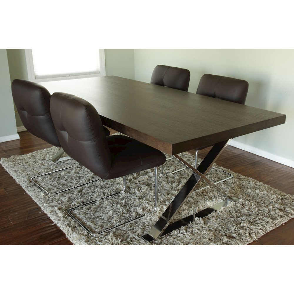Alexa Dining Table Espresso. Picture 6
