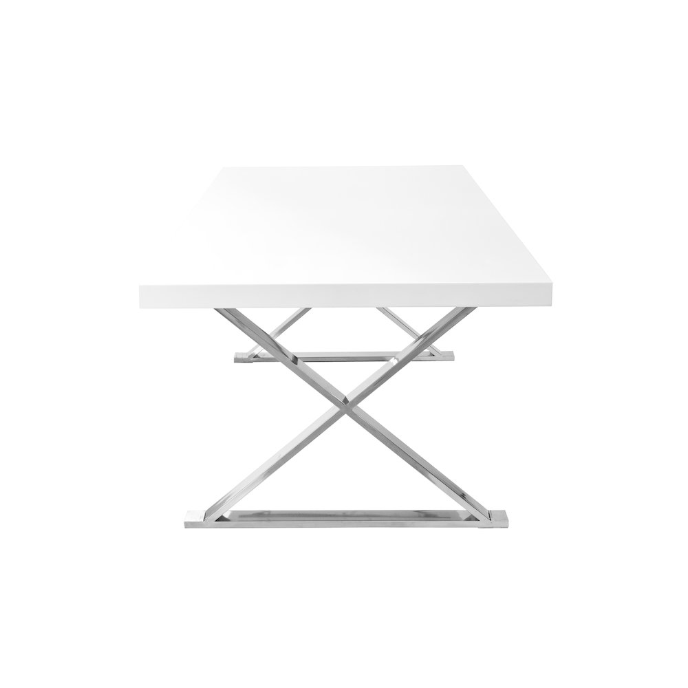 Alexa Dining Table White. Picture 6