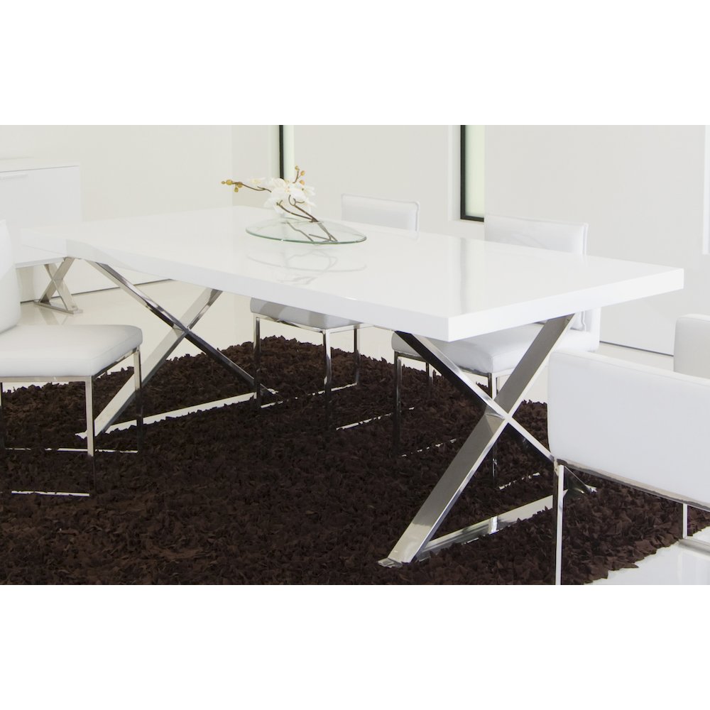 Alexa Dining Table White. Picture 15