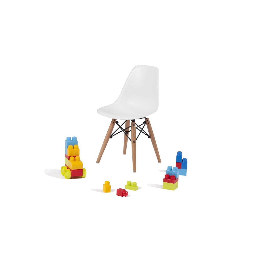 Children Daphney Chair - White (Set Of 2). Picture 3
