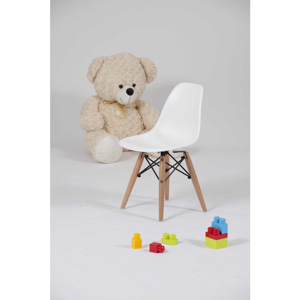 Children Daphney Chair - White (Set Of 2). Picture 5