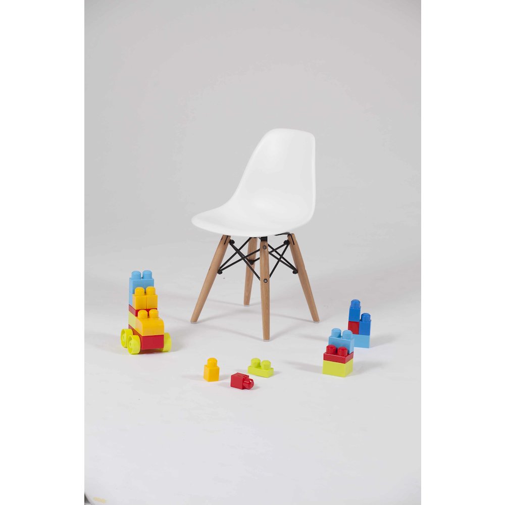 Children Daphney Chair - White (Set Of 2). Picture 4
