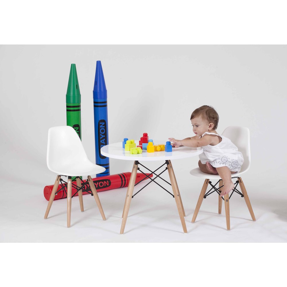 Children Daphney Chair - White (Set Of 2). Picture 8