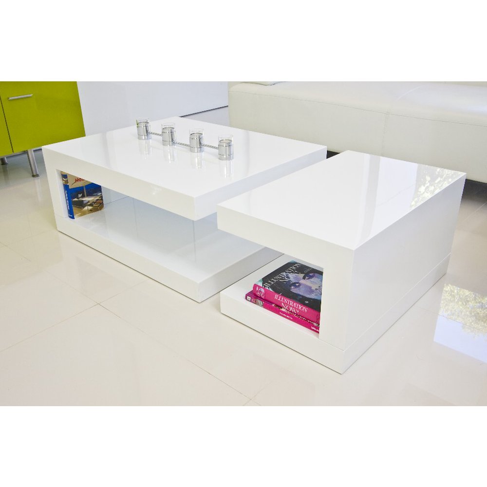 Heddy Coffee Table White. Picture 4
