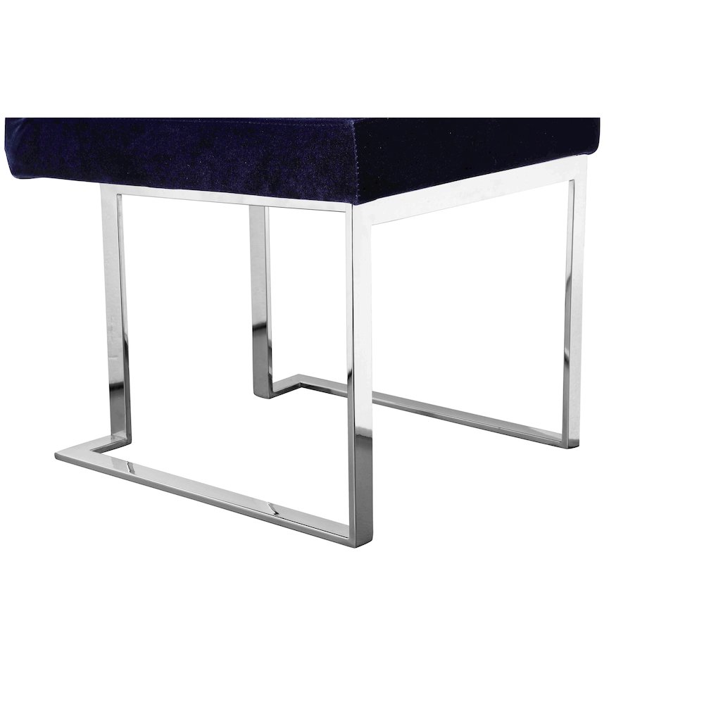 Dexter Side Chair Velvet Navy (Set Of 2). Picture 6