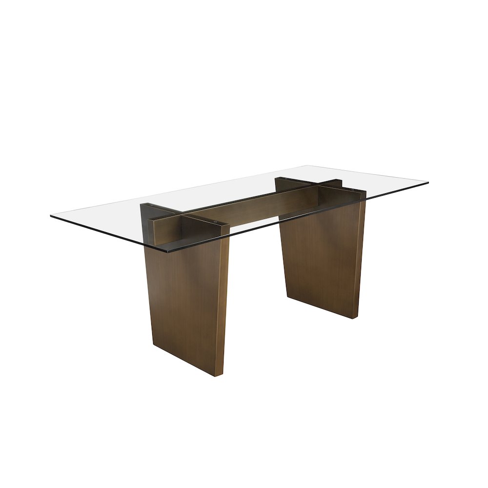 Spencer Dining Table Brass. Picture 3