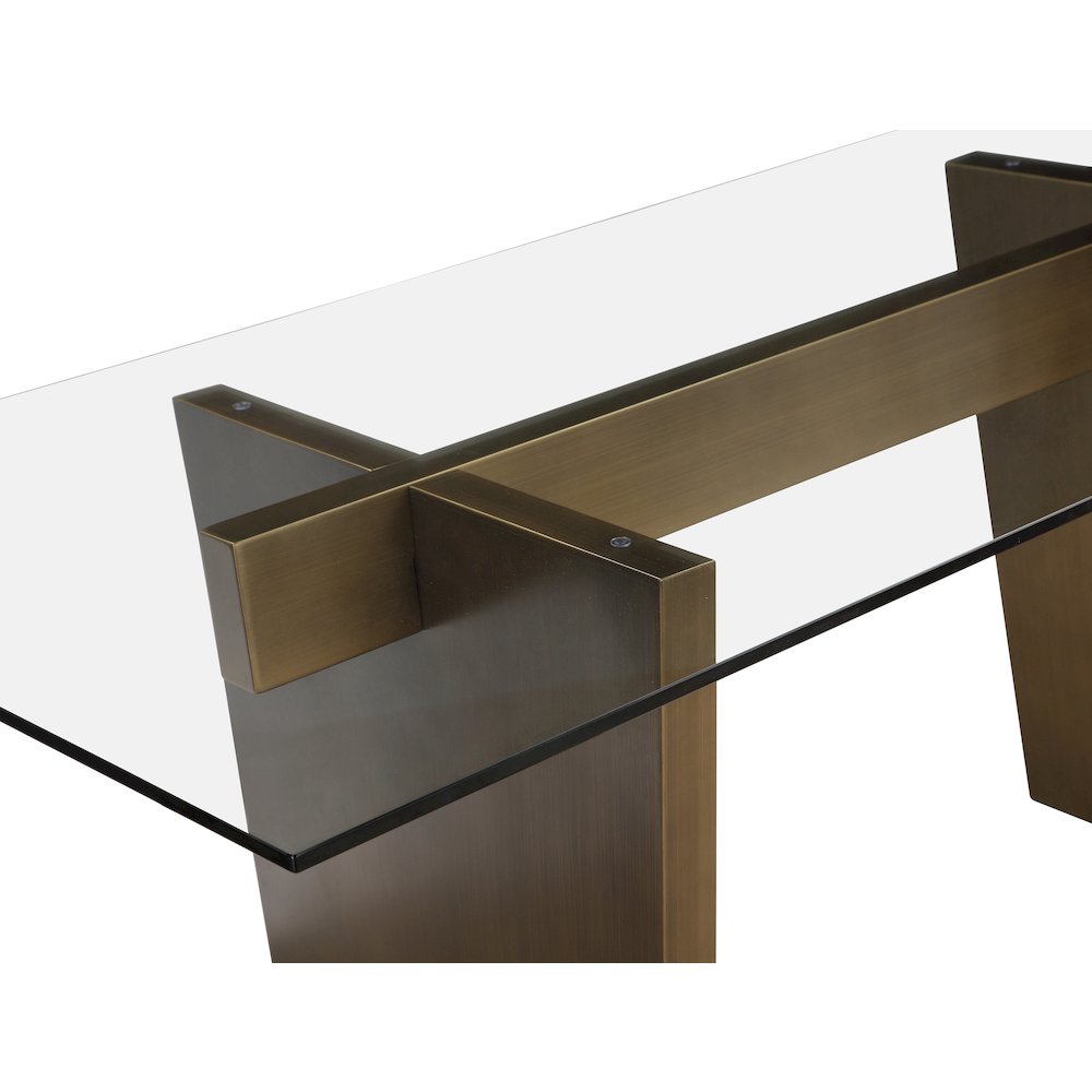 Spencer Dining Table Brass. Picture 5