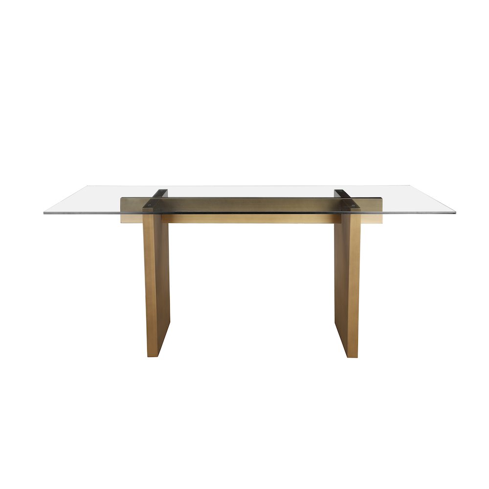 Spencer Dining Table Brass. Picture 6