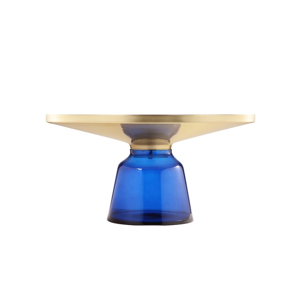 Gbelinda Coffee Table Blue Glass. Picture 1