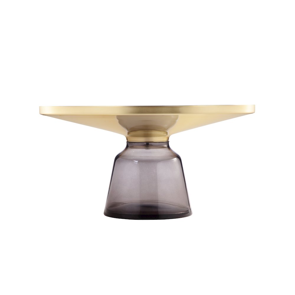 Gbelinda Coffee Table Gray Glass. Picture 1