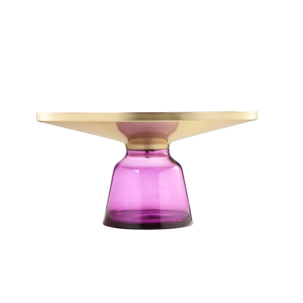 Gbelinda Coffee Table Purple Glass. Picture 1