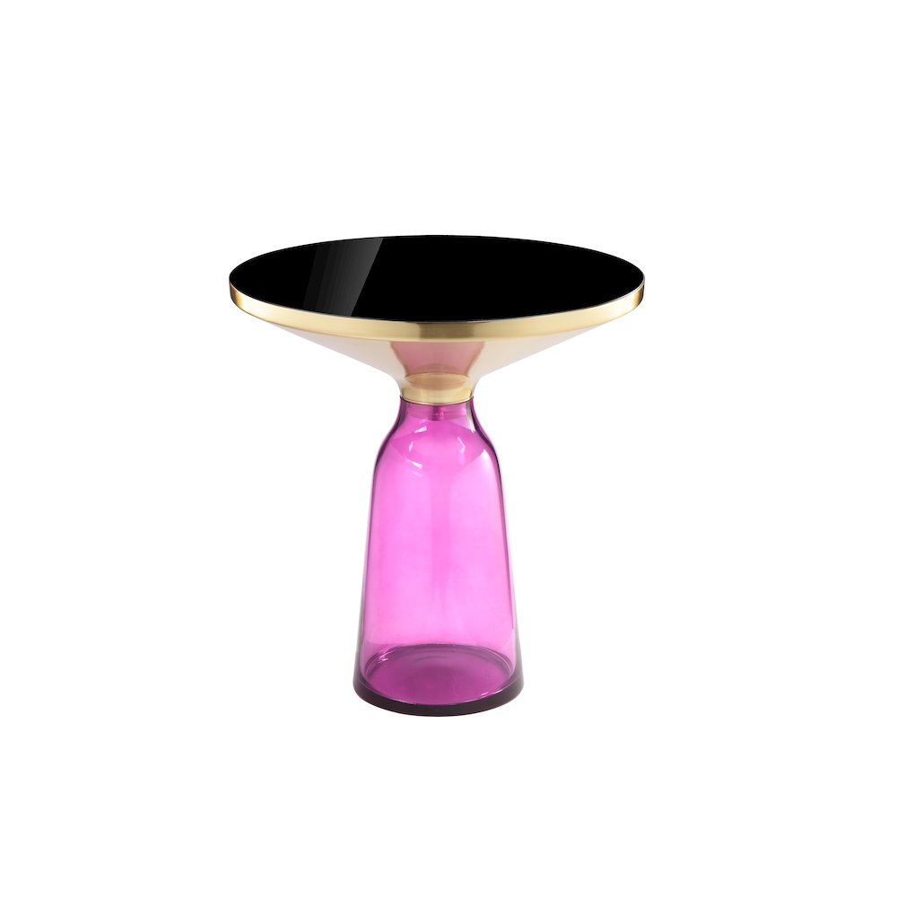 Gbelinda Side Table Purple Glass. Picture 2