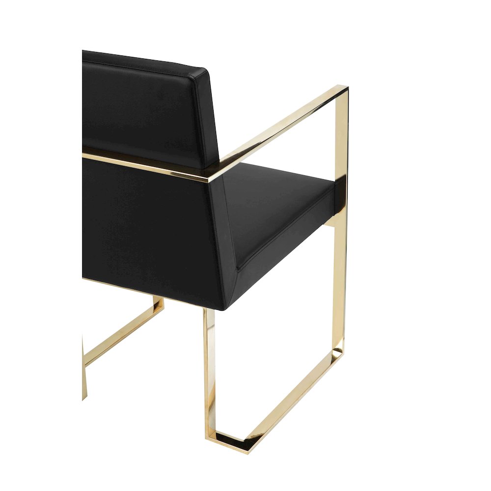 Dexter Arm Chair Black. Picture 5