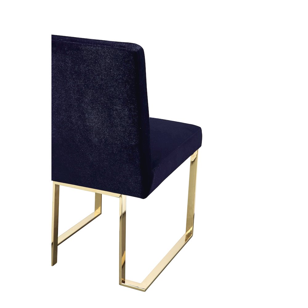 Dexter Side Chair Velvet Navy (Set Of 2). Picture 11