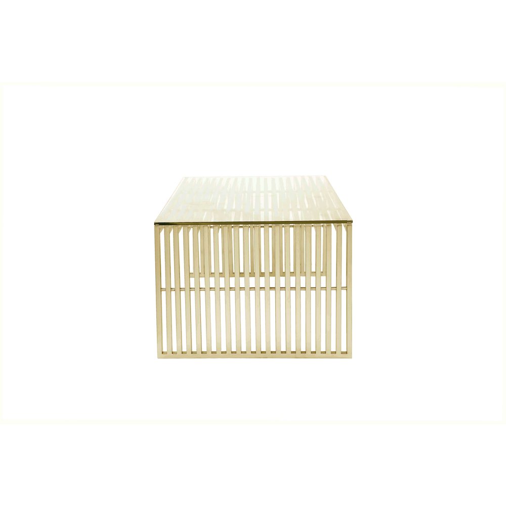Silver Lux Coffee Table Rectangle. Picture 3