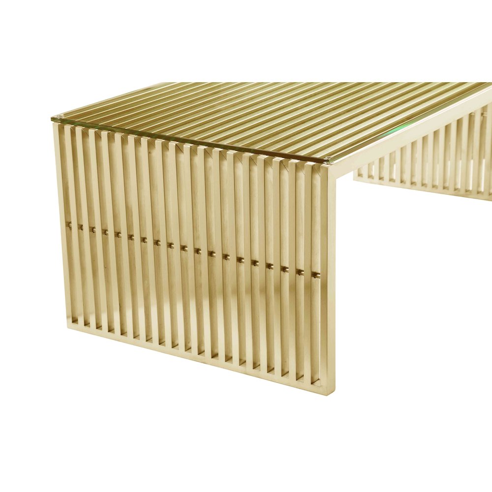Silver Lux Coffee Table Rectangle. Picture 4