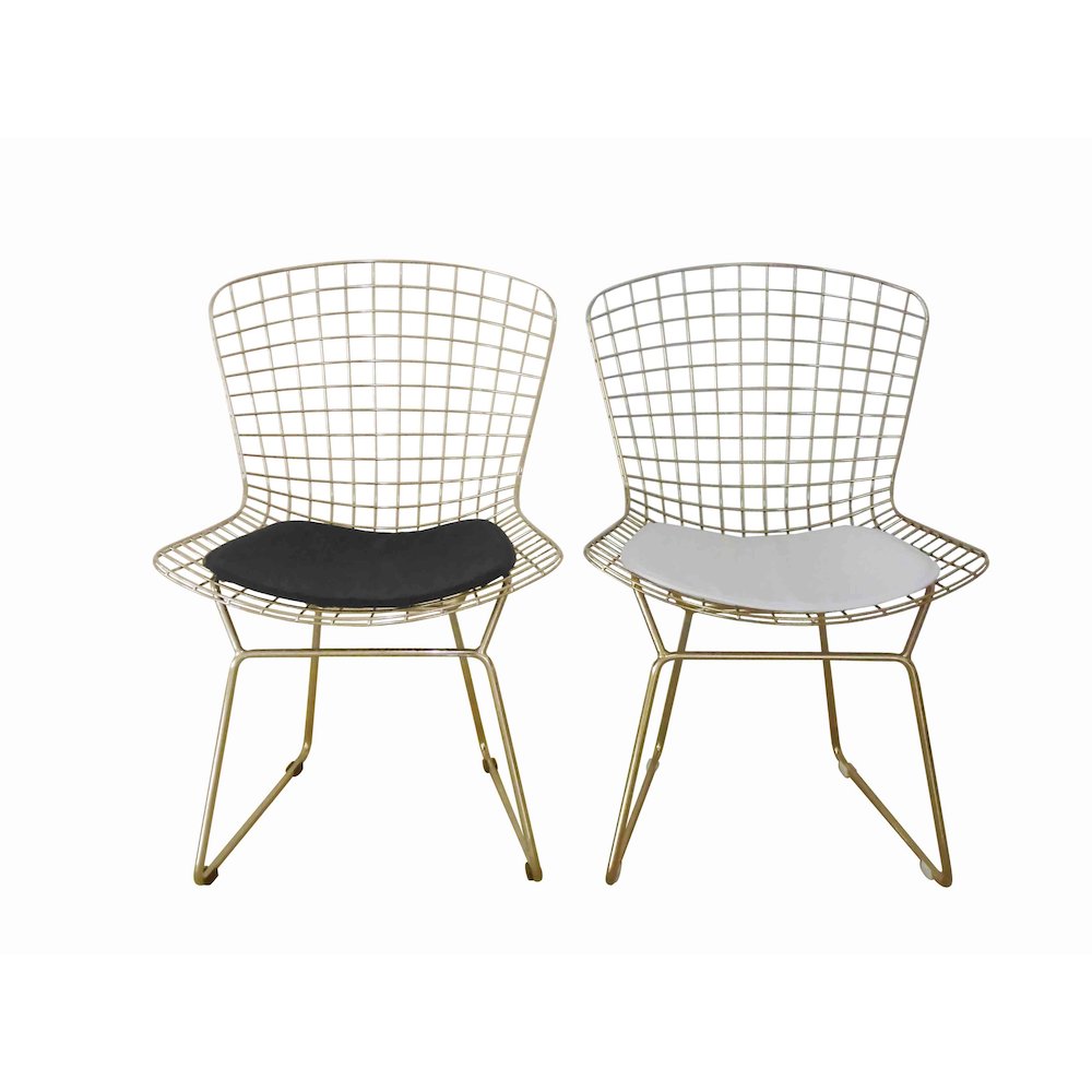 Gold Shuttle Dining Chair (Set Of 2). Picture 1