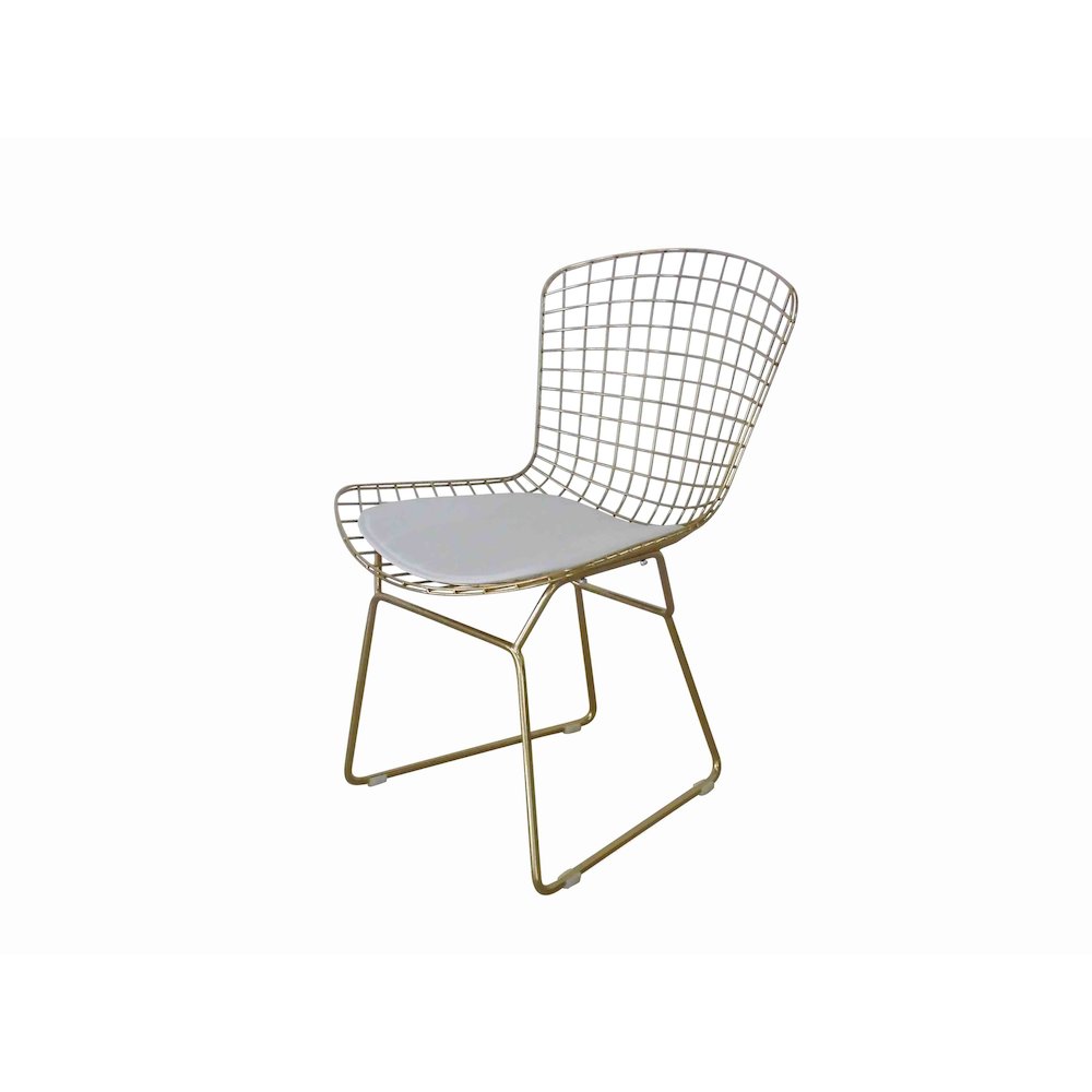 Gold Shuttle Dining Chair (Set Of 2). Picture 2