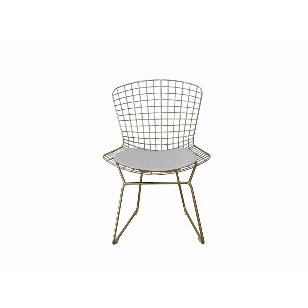 Gold Shuttle Dining Chair (Set Of 2). Picture 3