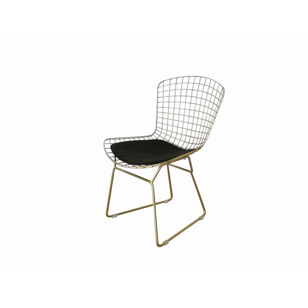 Gold Shuttle Dining Chair (Set Of 2). Picture 6