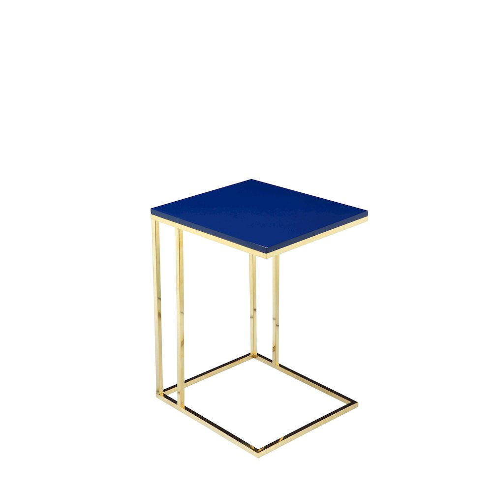 Gold Fred Tray Table White & Gold Combo. Picture 1