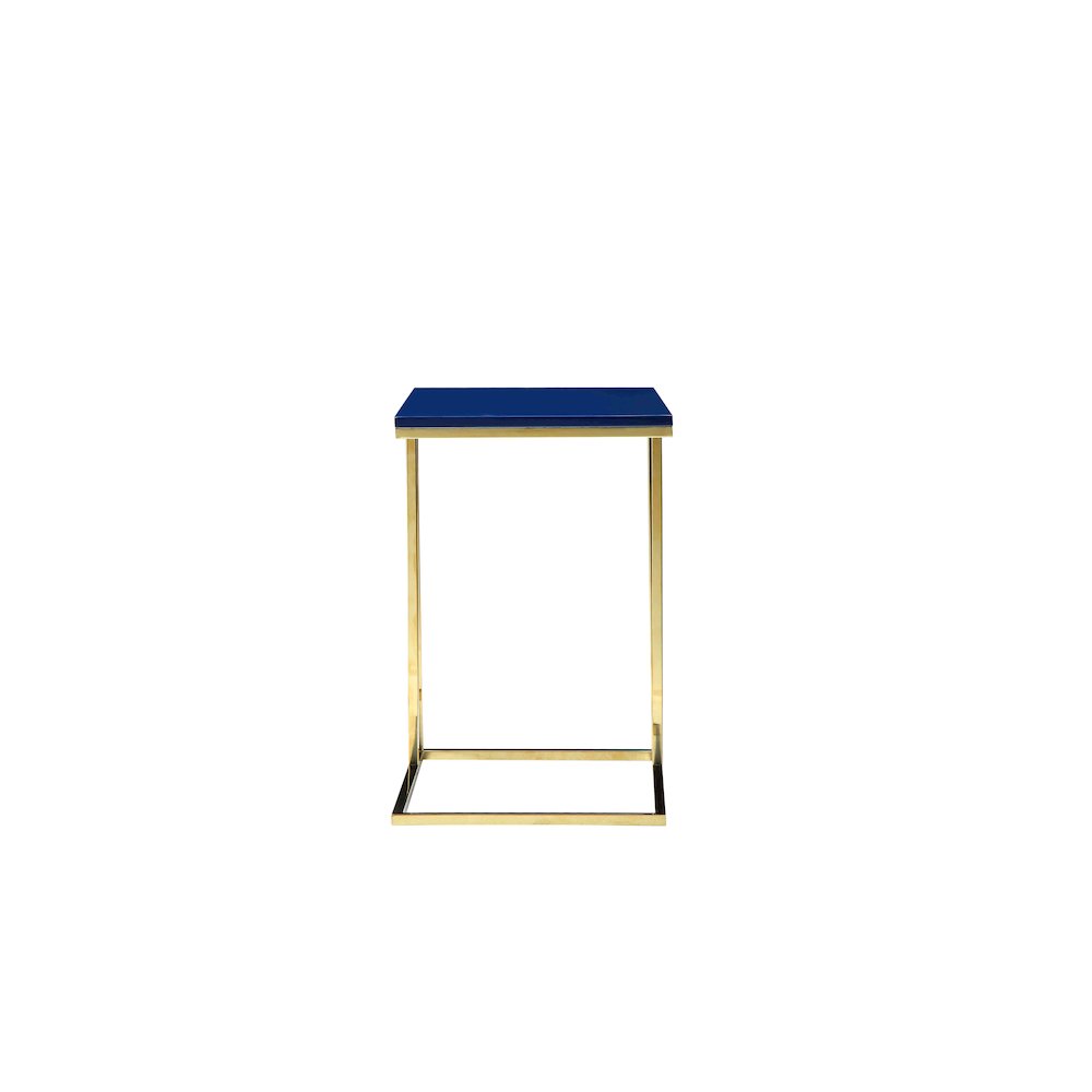 Gold Fred Tray Table White & Gold Combo. Picture 2
