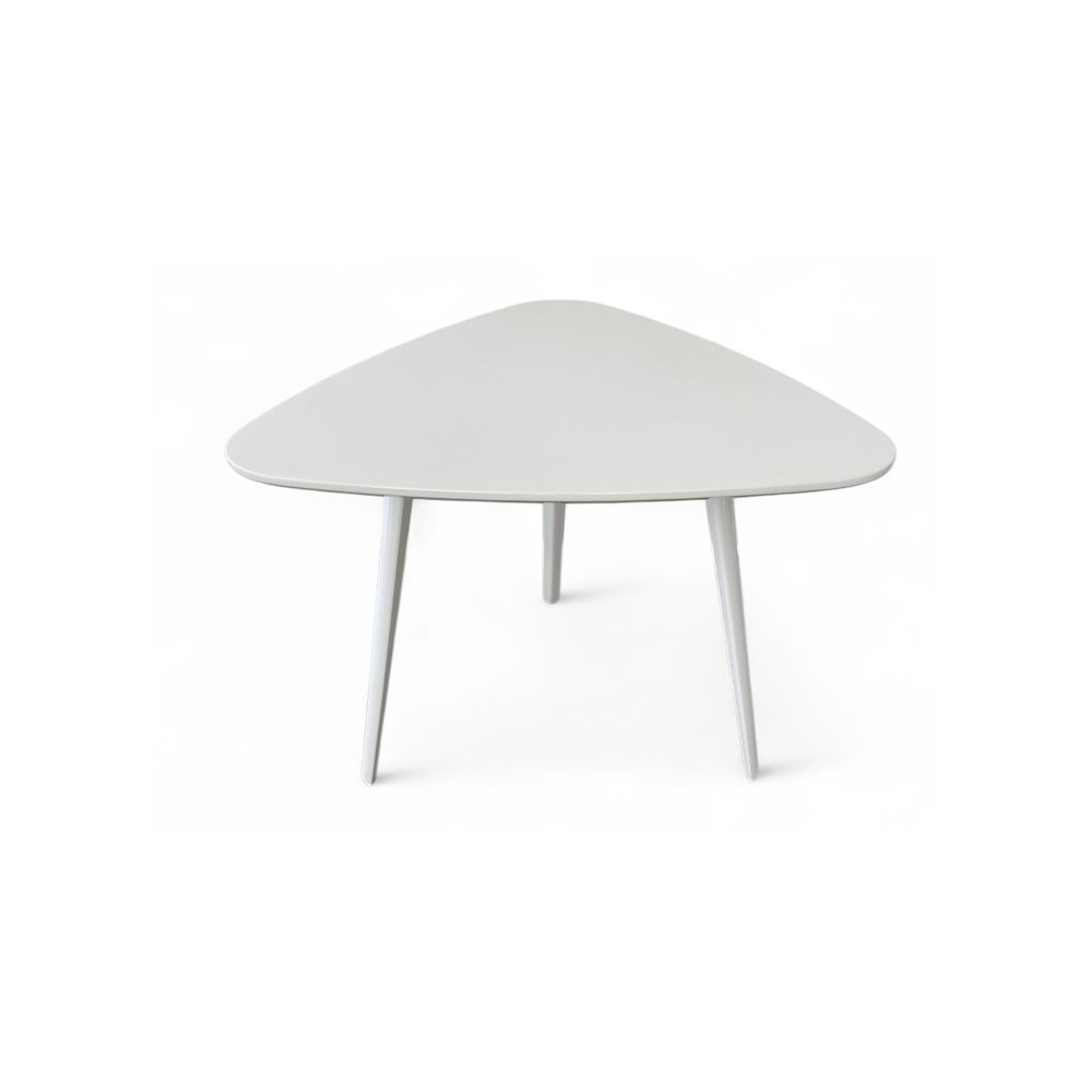 Hal Accent Table Lacquer White. Picture 4