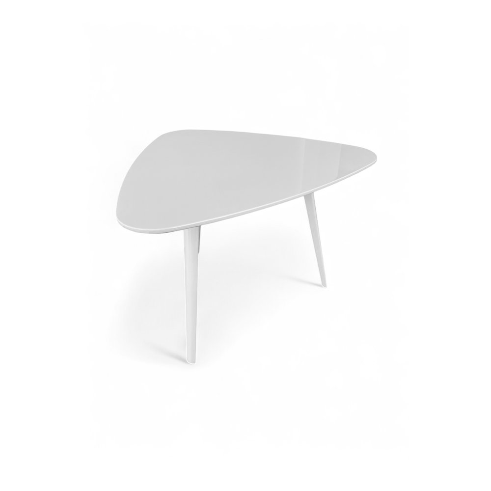 Hal Accent Table Lacquer White. Picture 5