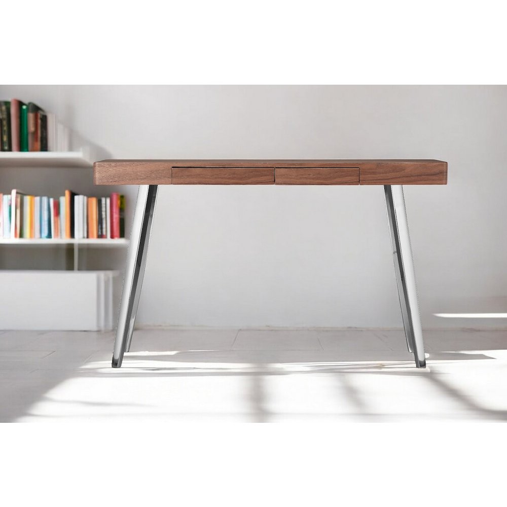 Hal Desk Walnut. Picture 4