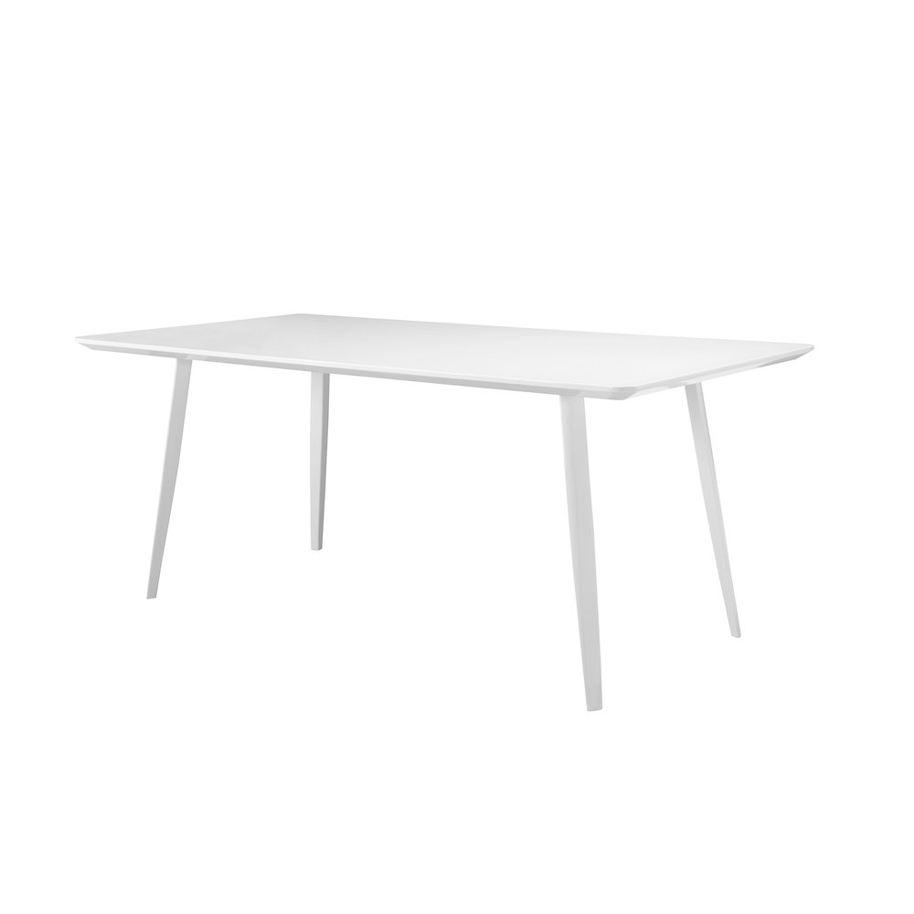 Hal Dining Table Lacquer White. Picture 1