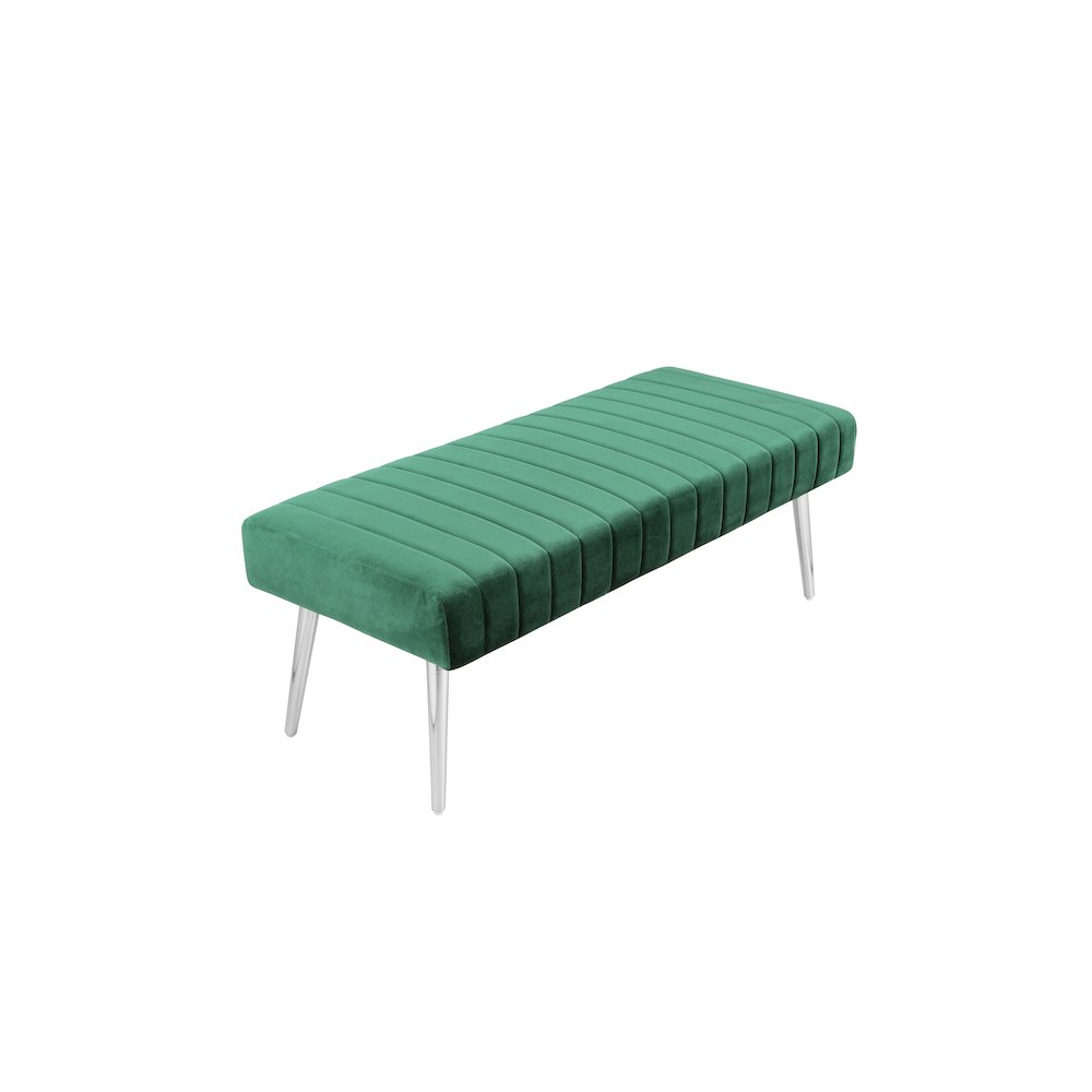 Hilda Bench Velvet Green. Picture 1
