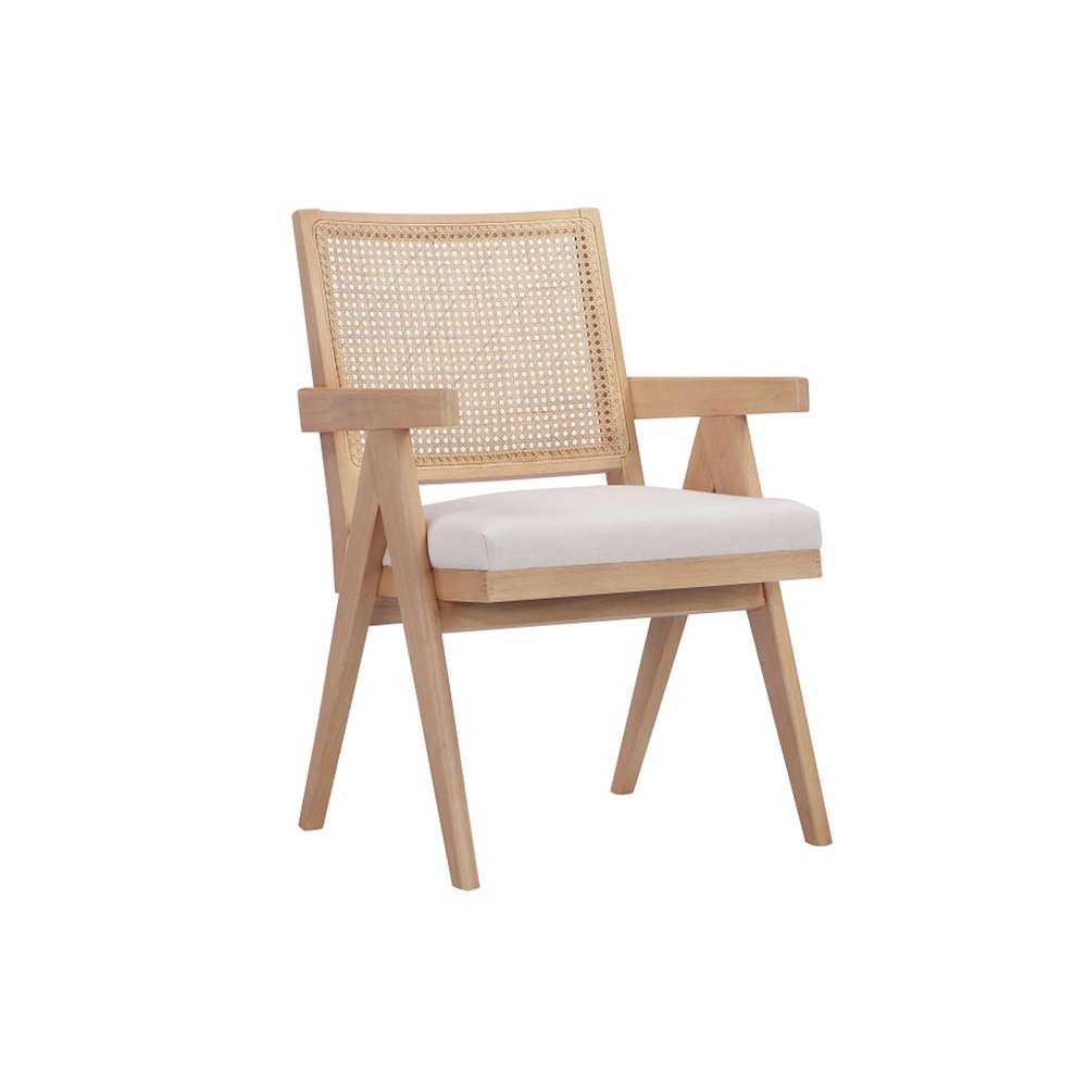 Lev Arm Chair Bone. Picture 1