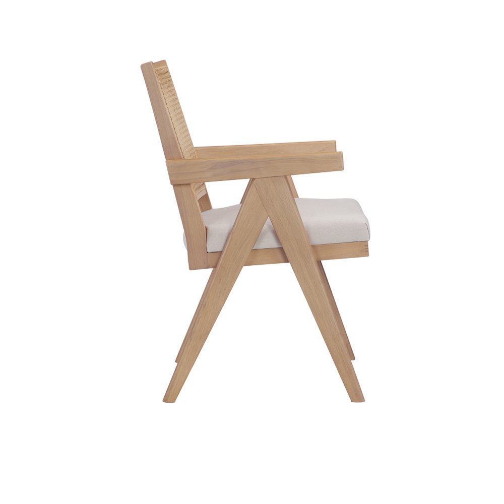 Lev Arm Chair Bone. Picture 3