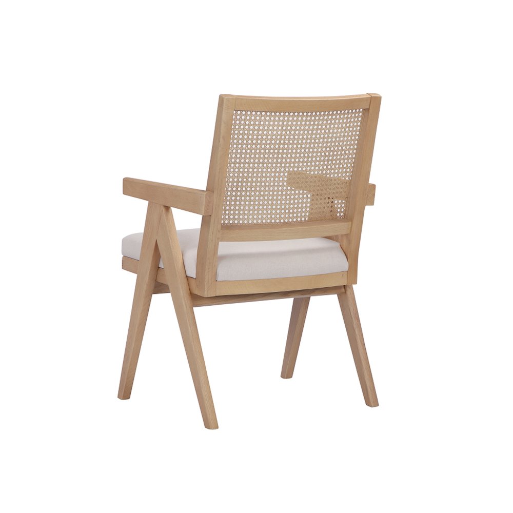 Lev Arm Chair Bone. Picture 5