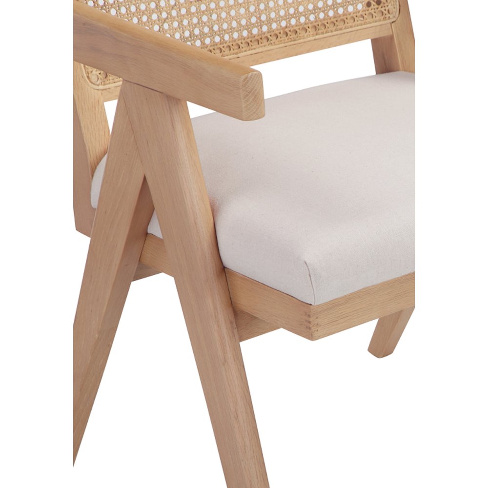Lev Arm Chair Bone. Picture 6