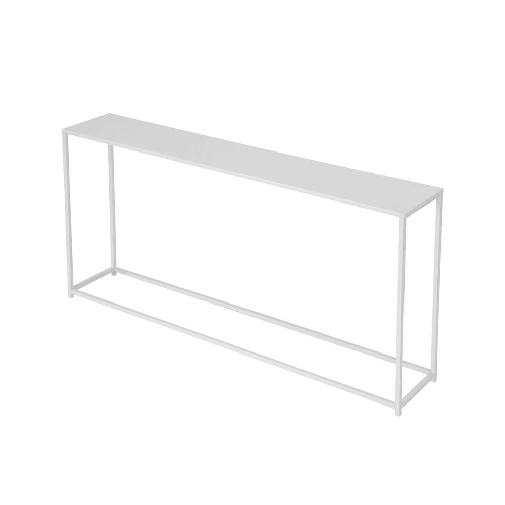 Miley 56" Table White. Picture 1