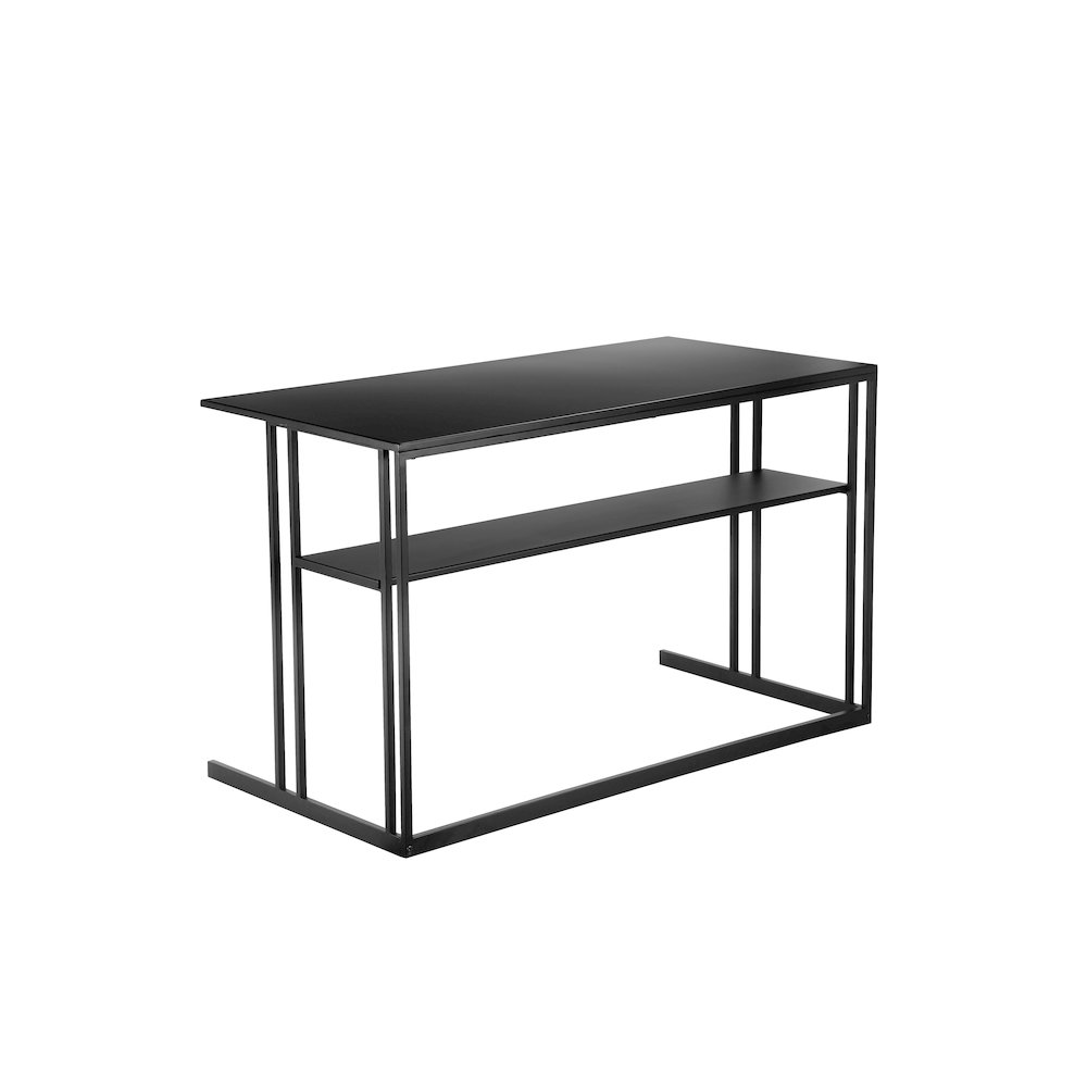 Miley Desk Metal Black. Picture 1