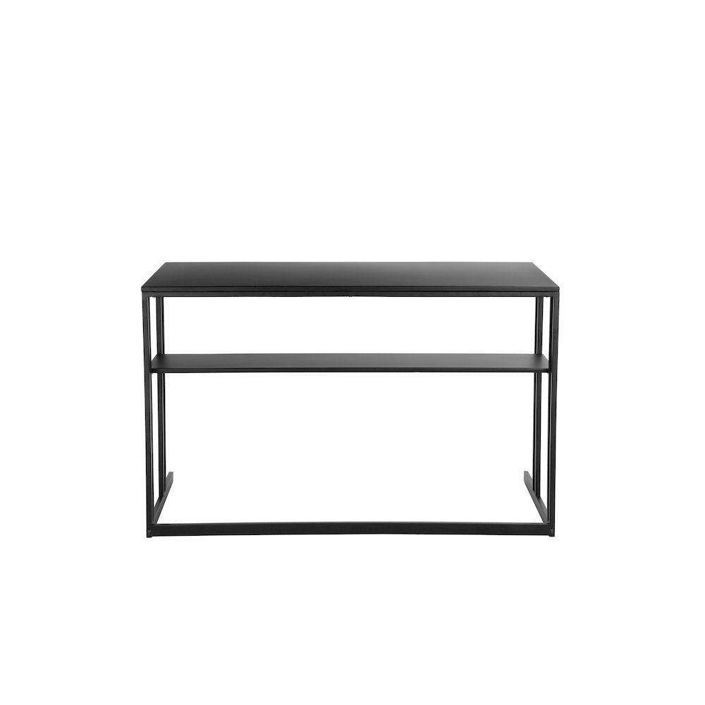 Miley Desk Metal Black. Picture 2
