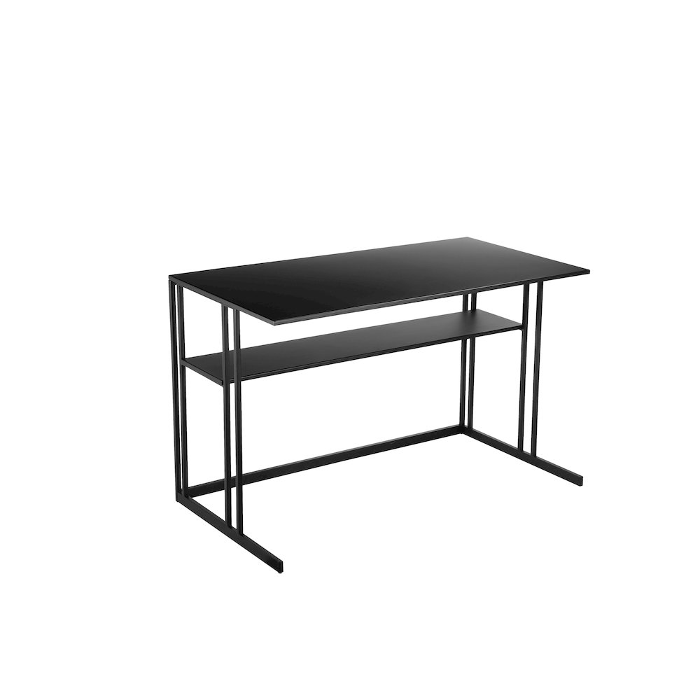 Miley Desk Metal Black. Picture 3