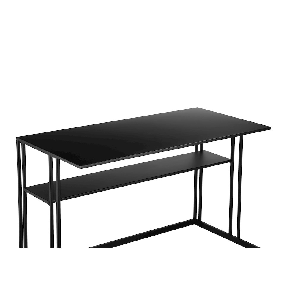 Miley Desk Metal Black. Picture 5