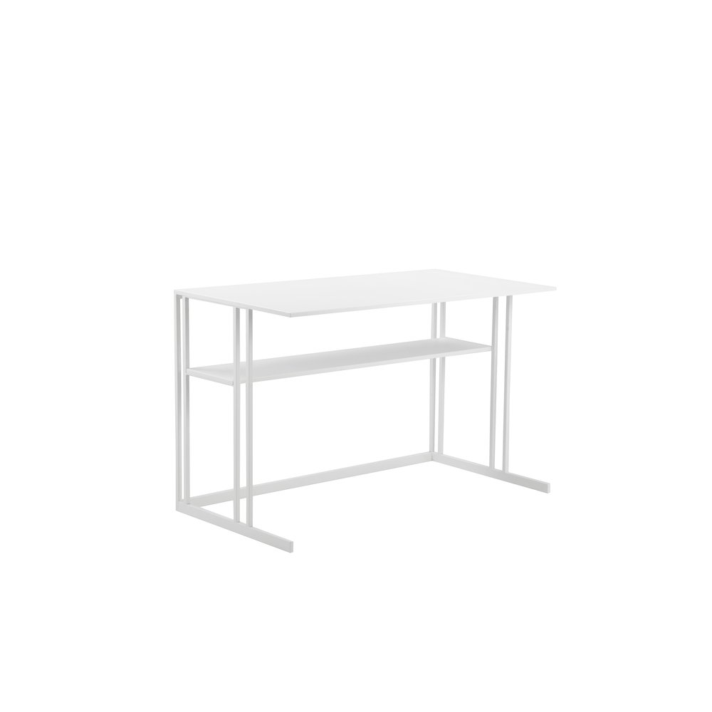 Miley Desk Metal White. Picture 1