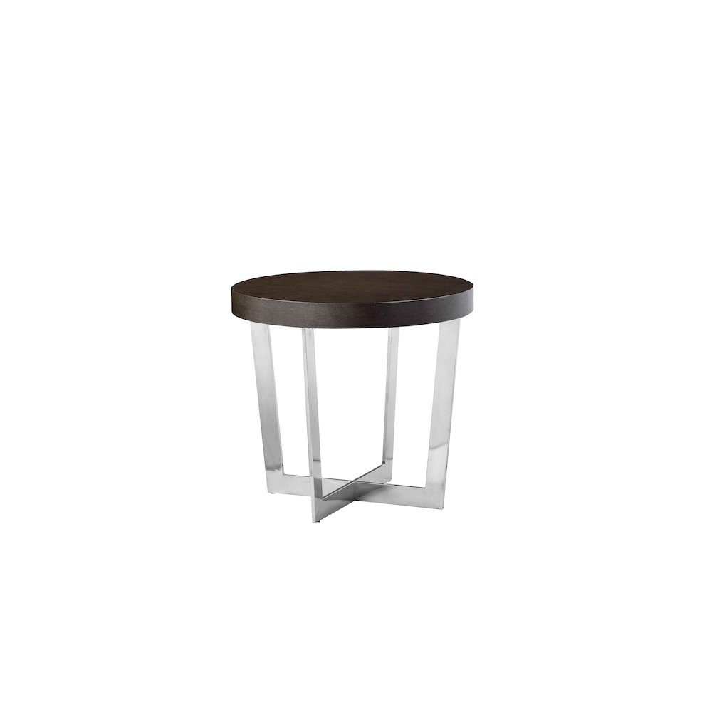 Oyster Side Table Espresso. Picture 2