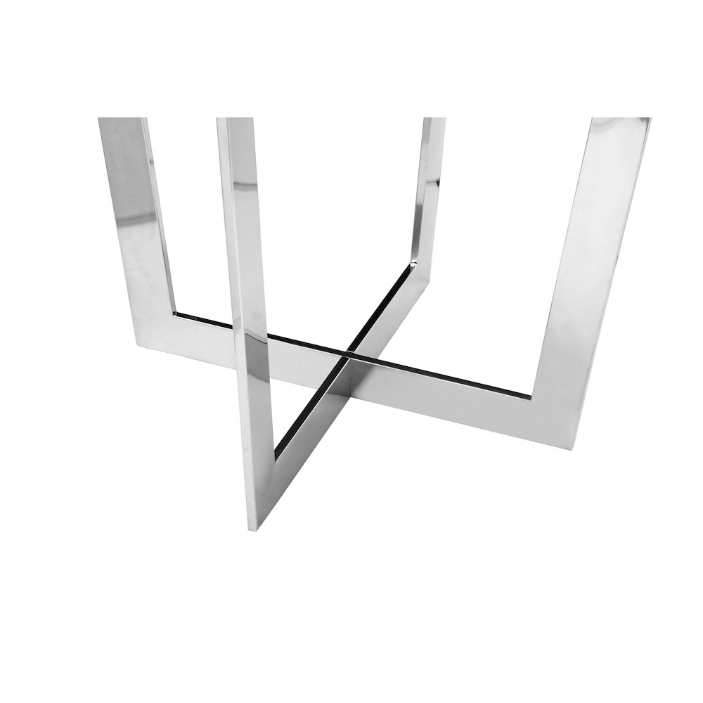 Oyster Side Table Espresso. Picture 4