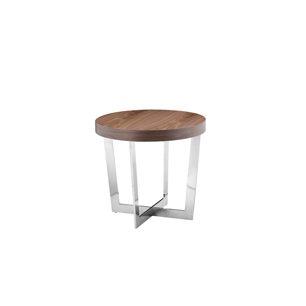 Oyster Side Table Walnut. Picture 2