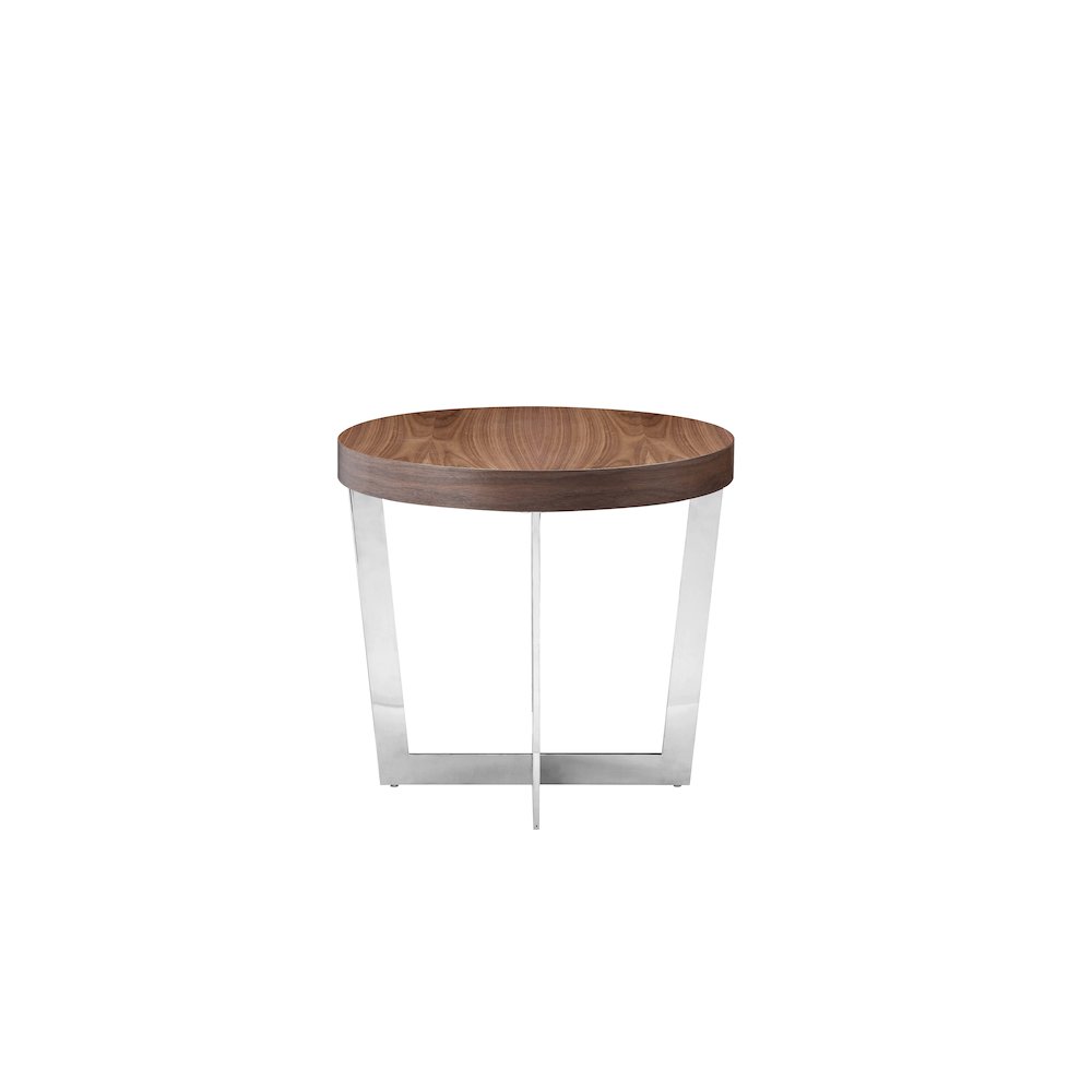 Oyster Side Table Walnut. Picture 4