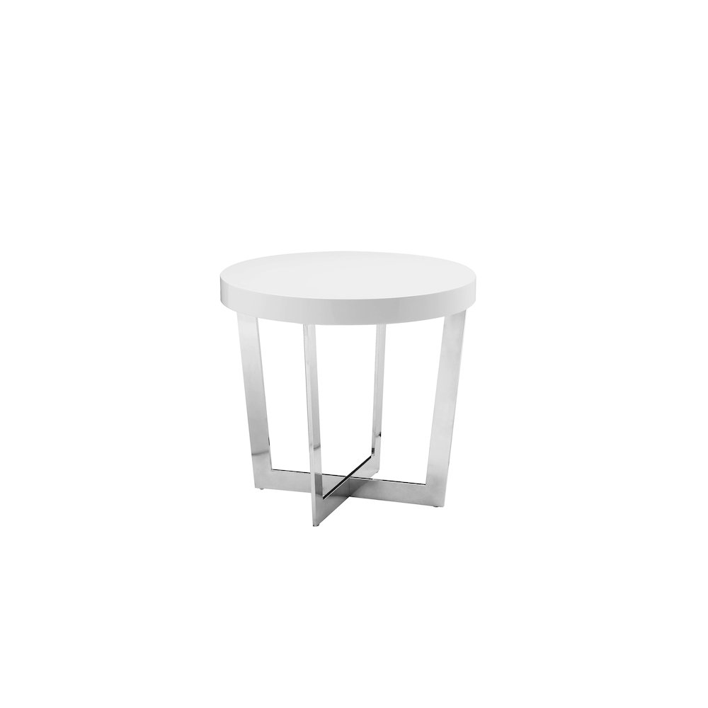 Oyster Side Table White. Picture 2