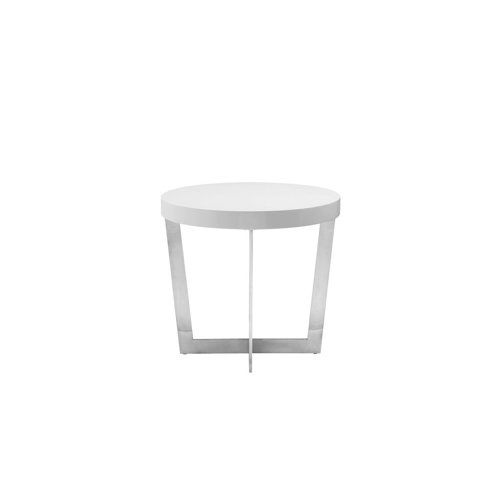 Oyster Side Table White. Picture 4